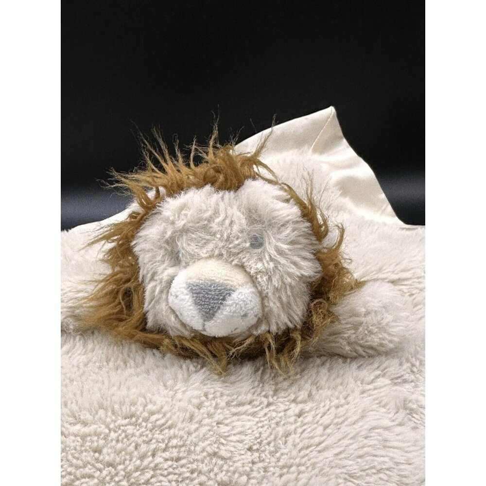 Cloud Island Lion Lovey Baby Plush Stuffed Animal Security Blanket Satin 14"